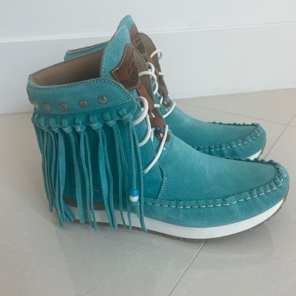 El Vaquero Eleven Suede Marine Booties - Picture 4 of 8